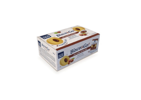BISCO&GO CON CREMA DI NOCCIOLE NUTRIFREE