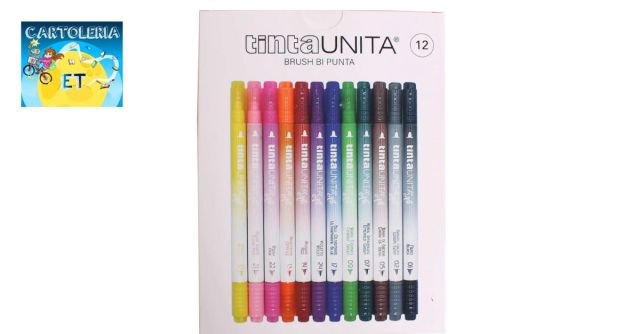 Pack Pen Brush Doppia Punta T.U. 12 pz