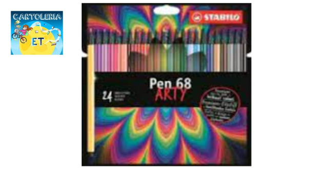 Pack Pennarelli Stabilo Pen 68 Arty 24pz