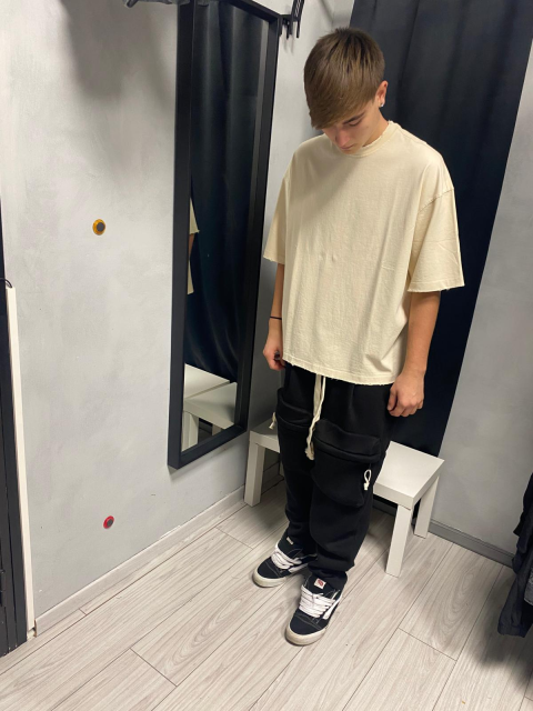 PANTALONE TUTA CARGO TASCHE DAVANTI