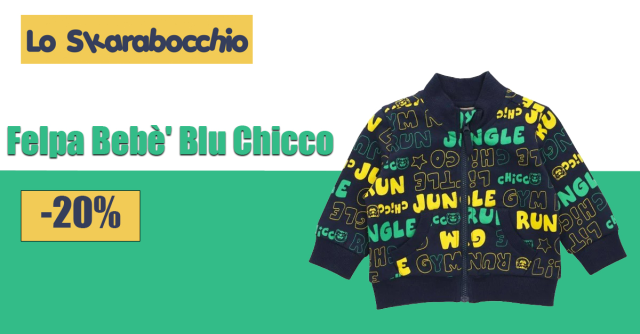 Felpa Bebè Blu Chicco!!!