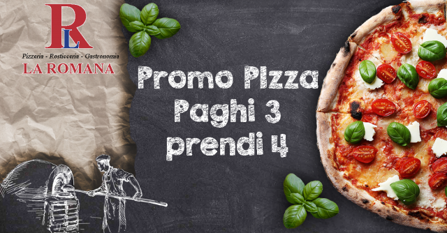 Promo prendi 4 paghi 3