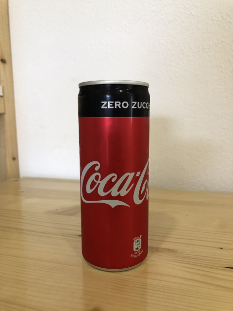coca zero lattina