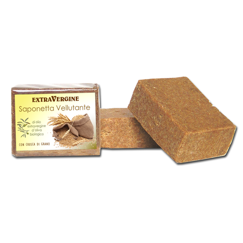 Saponetta vellutante con crusca 100 gr